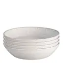 Kiln skål 22 cm 4-pack beige/vit