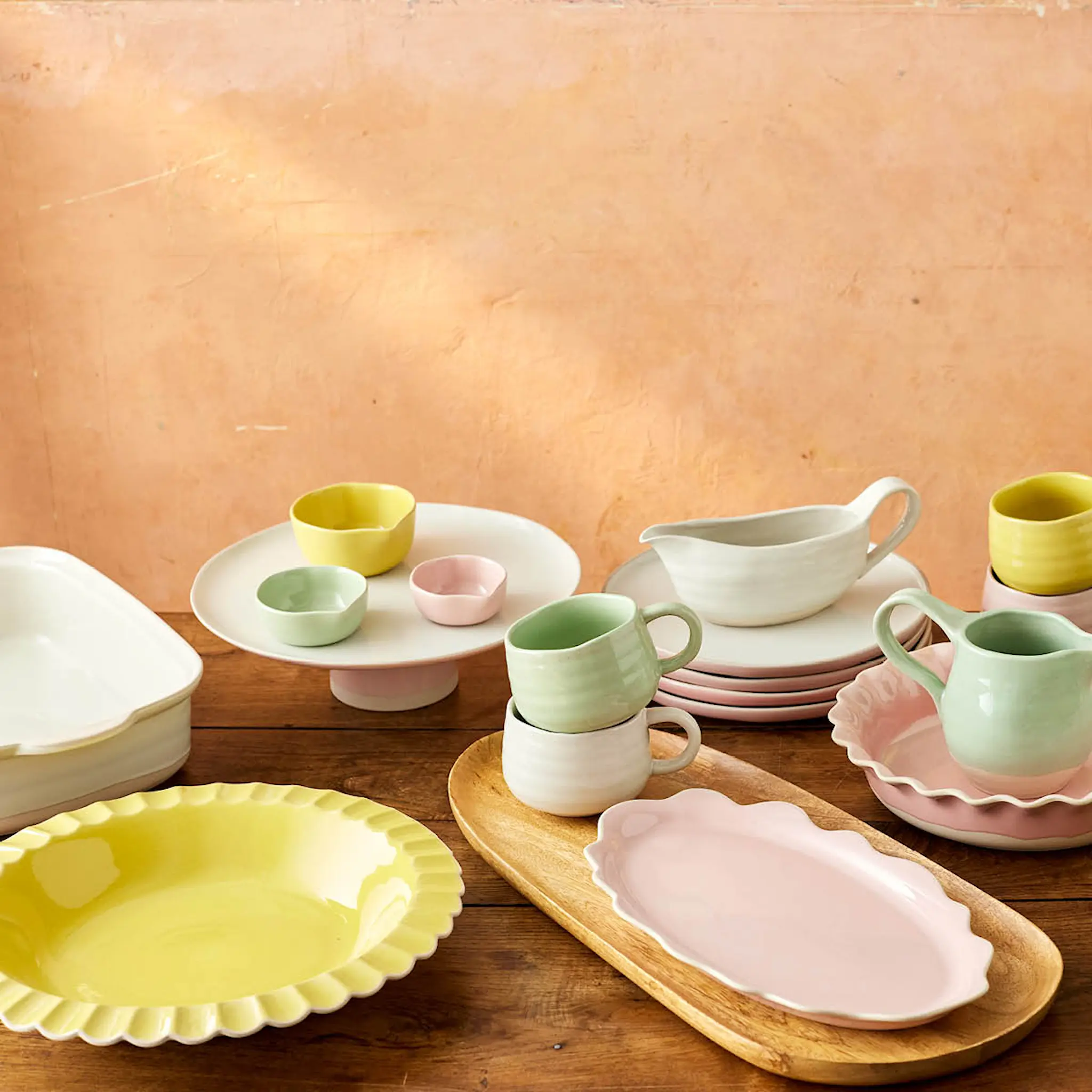 Jamie Oliver Big Love serveringsfat runt 34 cm gul