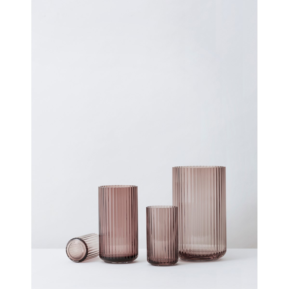 Lyngby Porcelæn Lyngby Vas 15,5 cm Burgundy