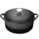 Halo gjutjärnsgryta 26 cm svart