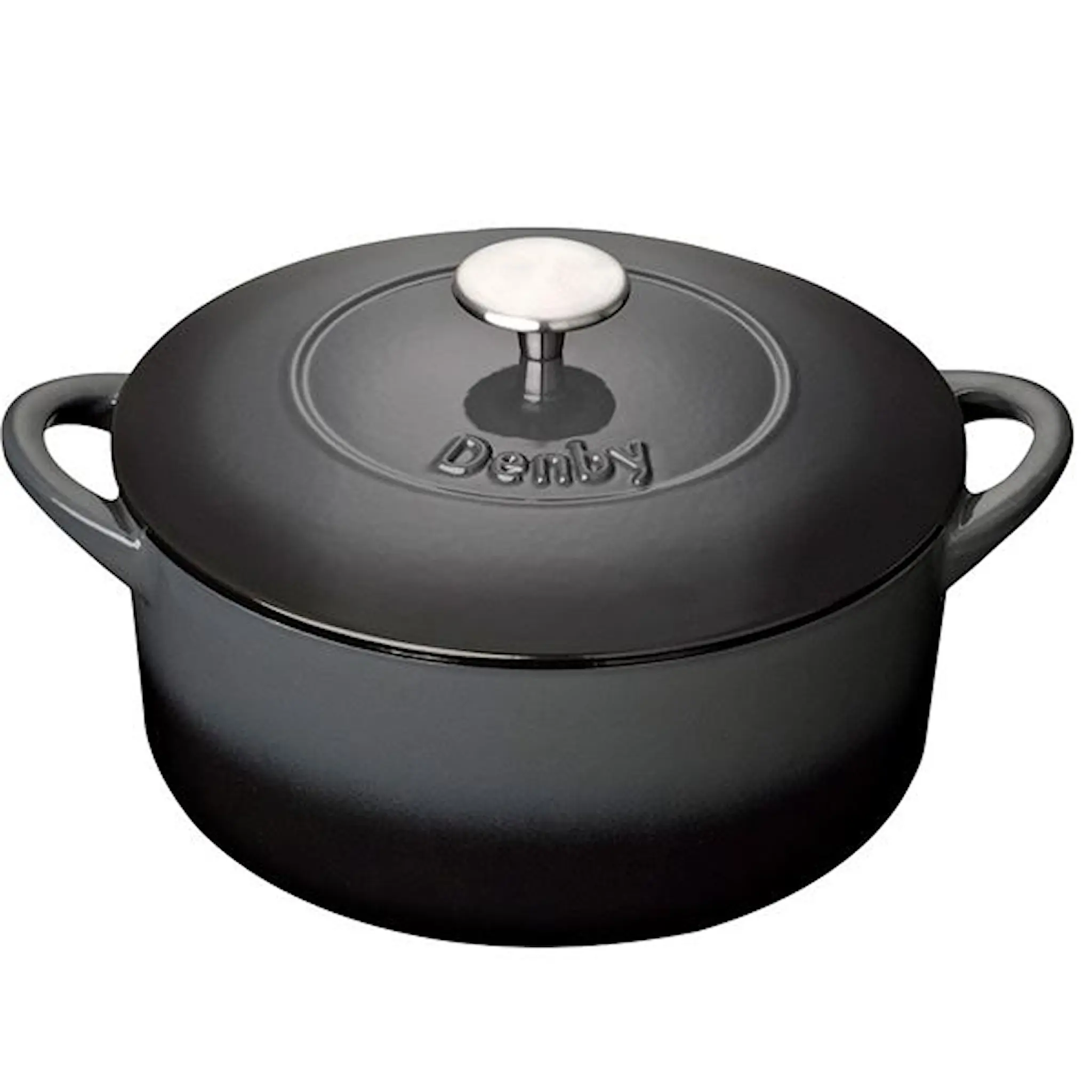 Denby Halo gjutjärnsgryta 26 cm svart