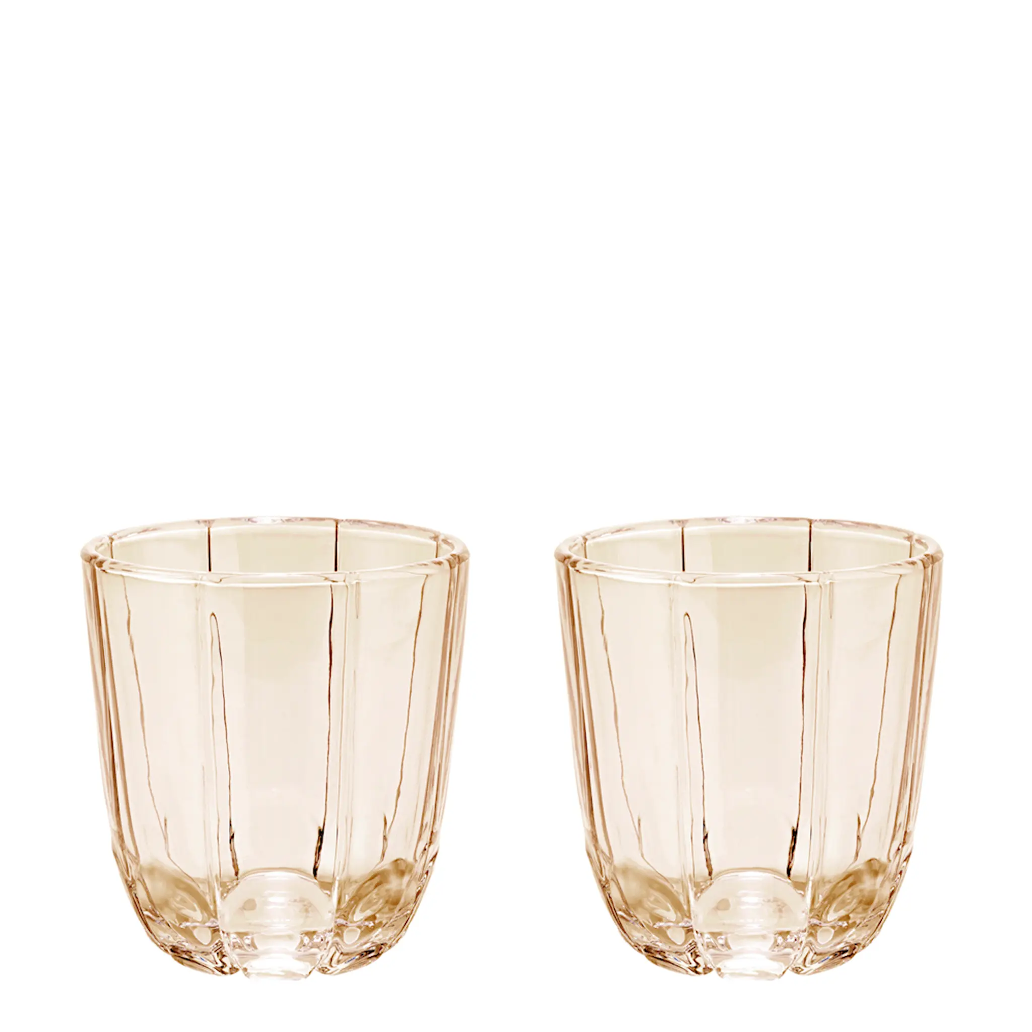 Holmegaard Lily Vattenglas 32 cl 2-pack Toffee Rose