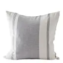 Jules kuddfodral linne 50x50 cm blå ränder