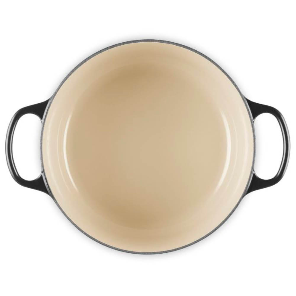 Le Creuset Signature gjutjärnsgryta rund 5,3L 26 cm black/crucible knob