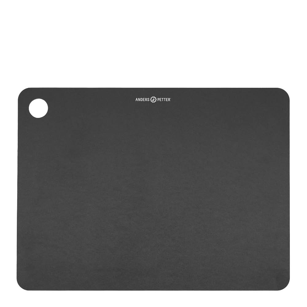 Anders Petter Signerat skärbräda 37 x 27,5 cm svart träfiber
