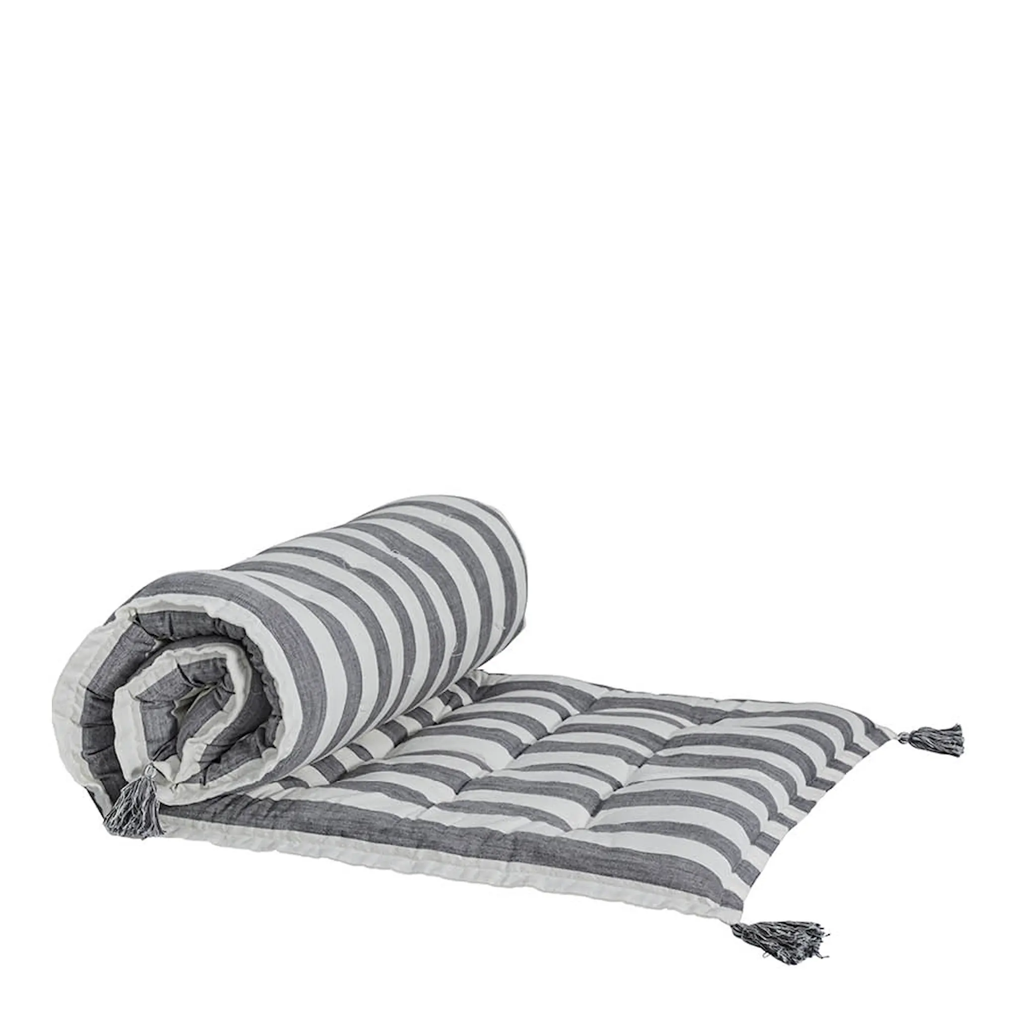 Lene Bjerre Felima sittdyna/madrass 190x70 cm vit/mörkgrå