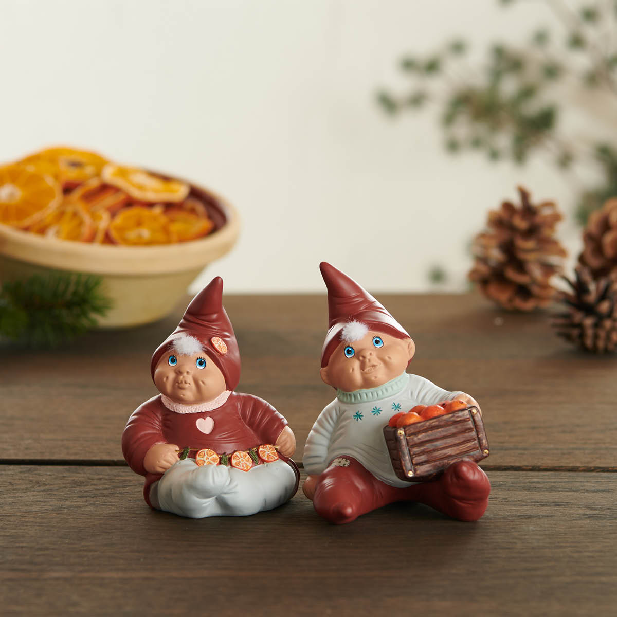 Klarborg Tomten Rebecca 9 cm