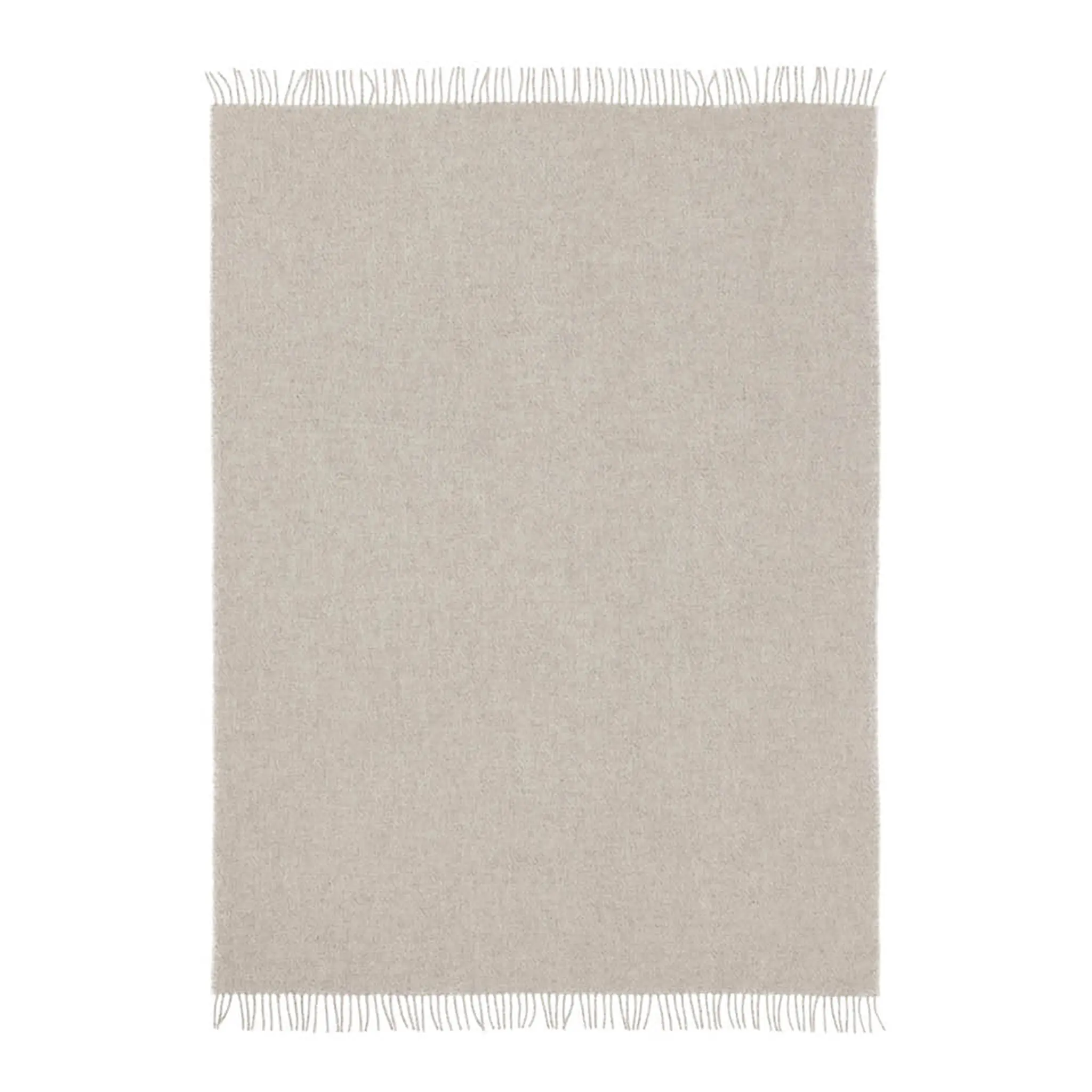 Høie Falketind ullpledd 120x180 cm naturlig beige