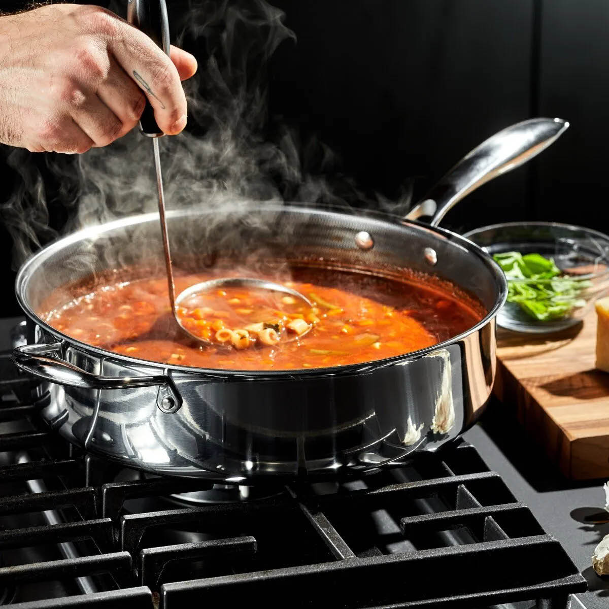 Hexclad Hybrid traktörpanna 26 cm 3 L