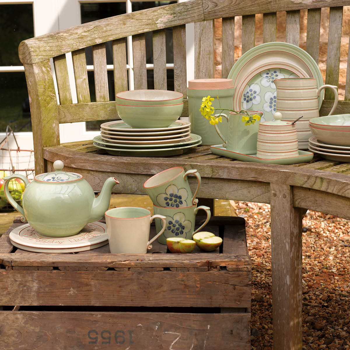 Denby Heritage Orchard Lautanen 18 cm Vihreä