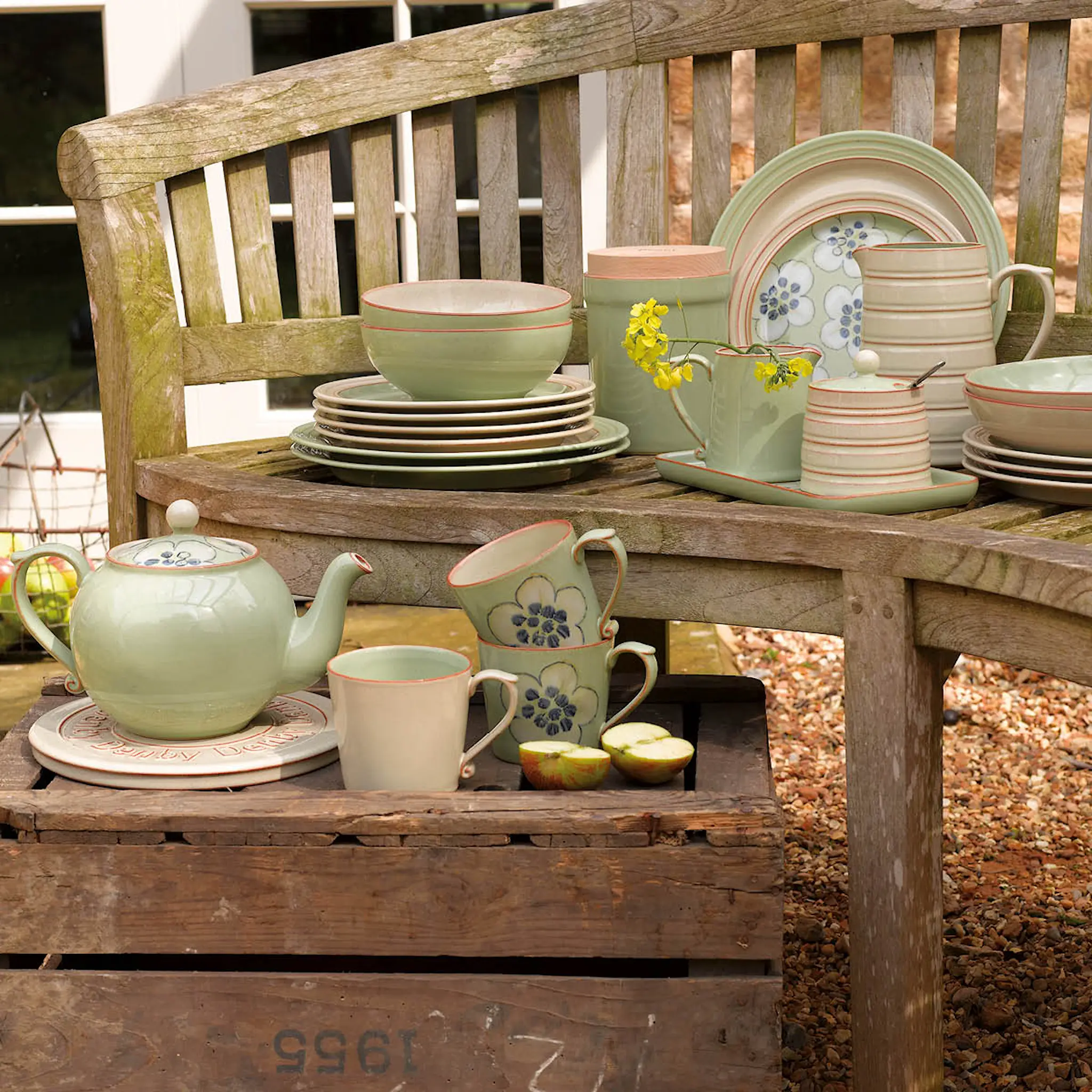 Denby Heritage Orchard Lautanen 18 cm Vihreä