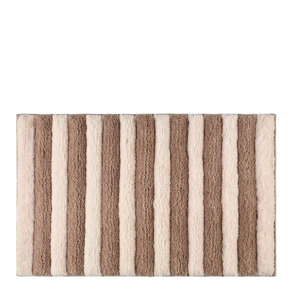 Hanko baderomsmatte 50x80 cm sand/hvit
