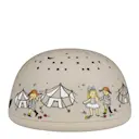 Pippi nattlampa med stjärnhimmel och musik