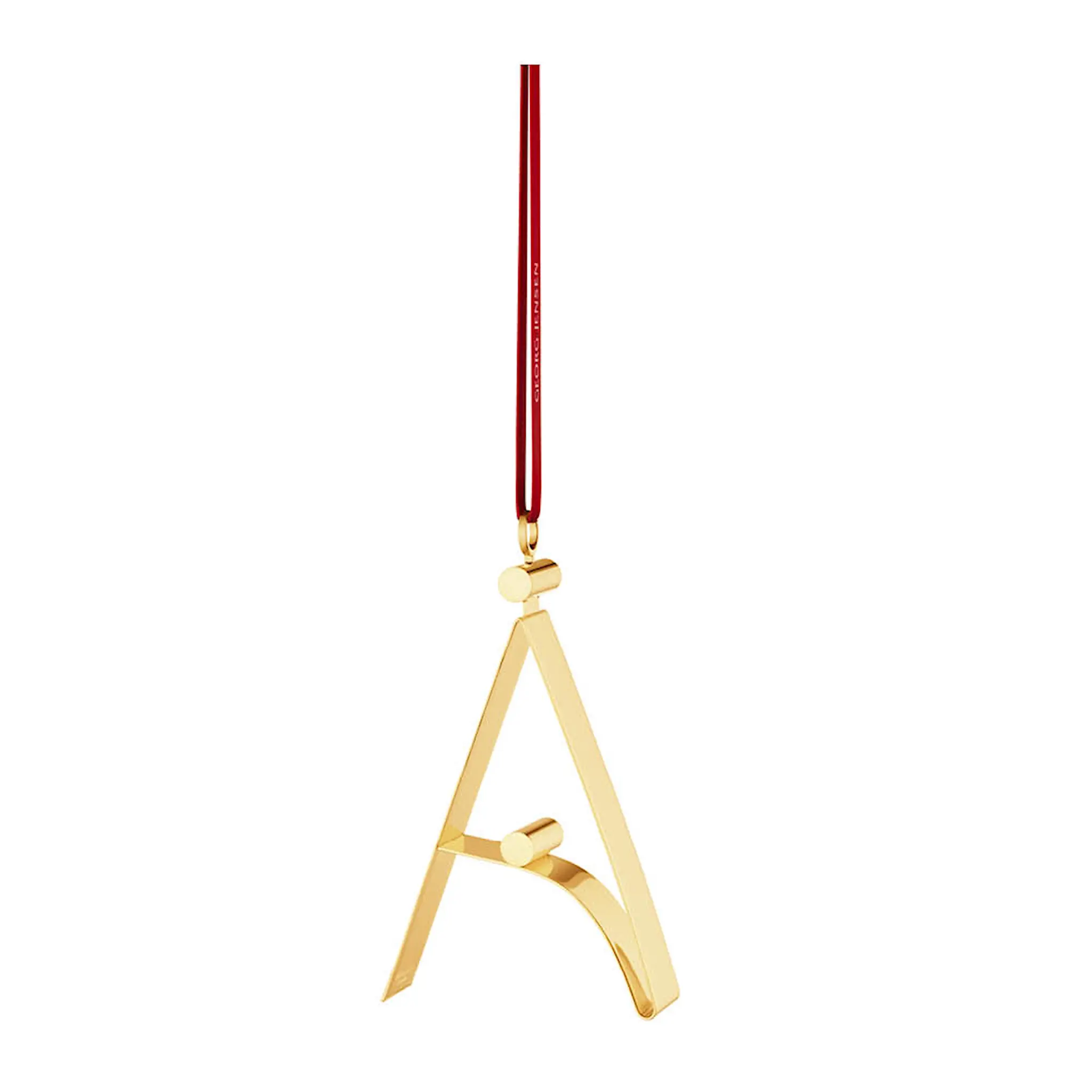 Georg Jensen Ornament pyntebokstav Å gull
