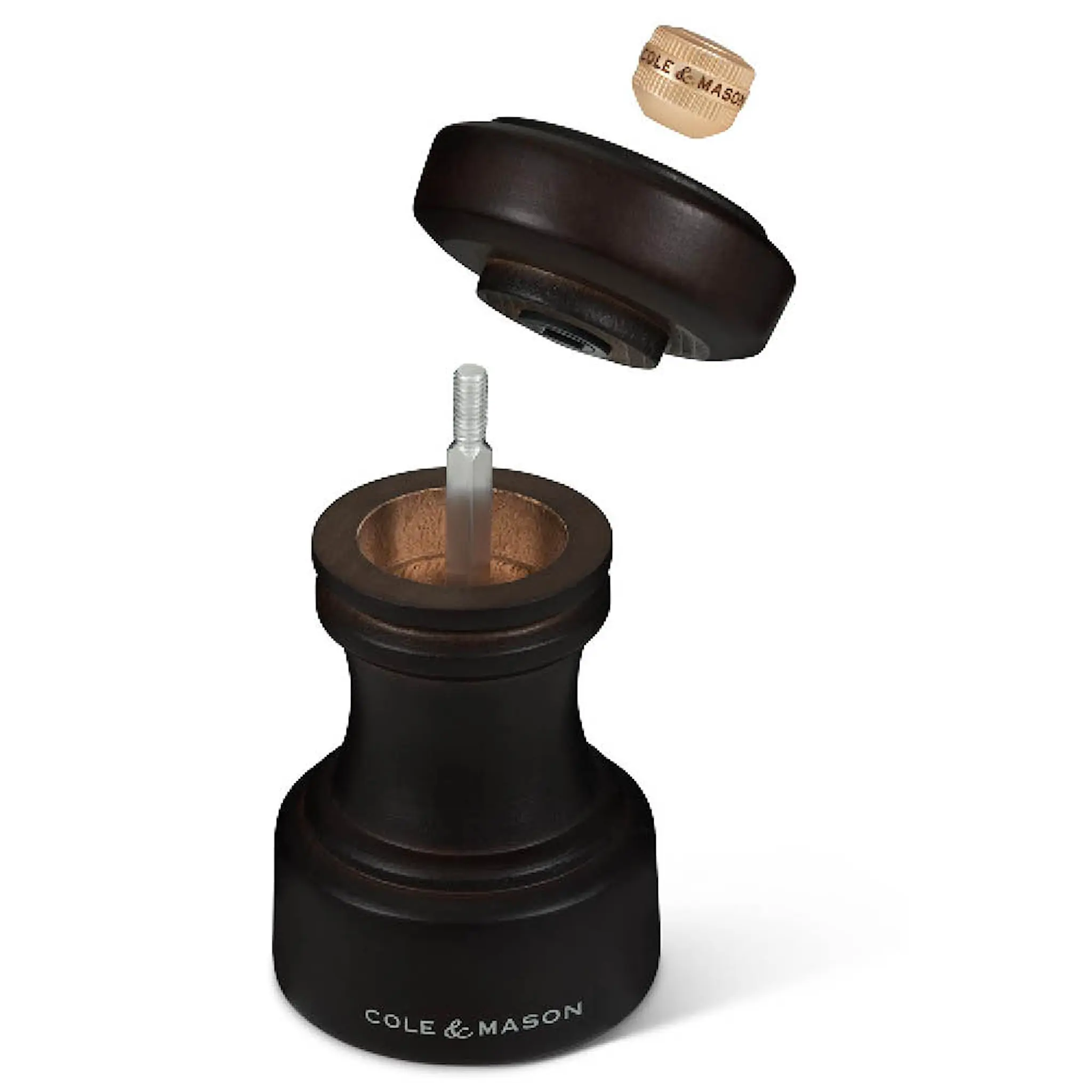 Cole & Mason Hoxton Saltkvarn 11 cm Brun