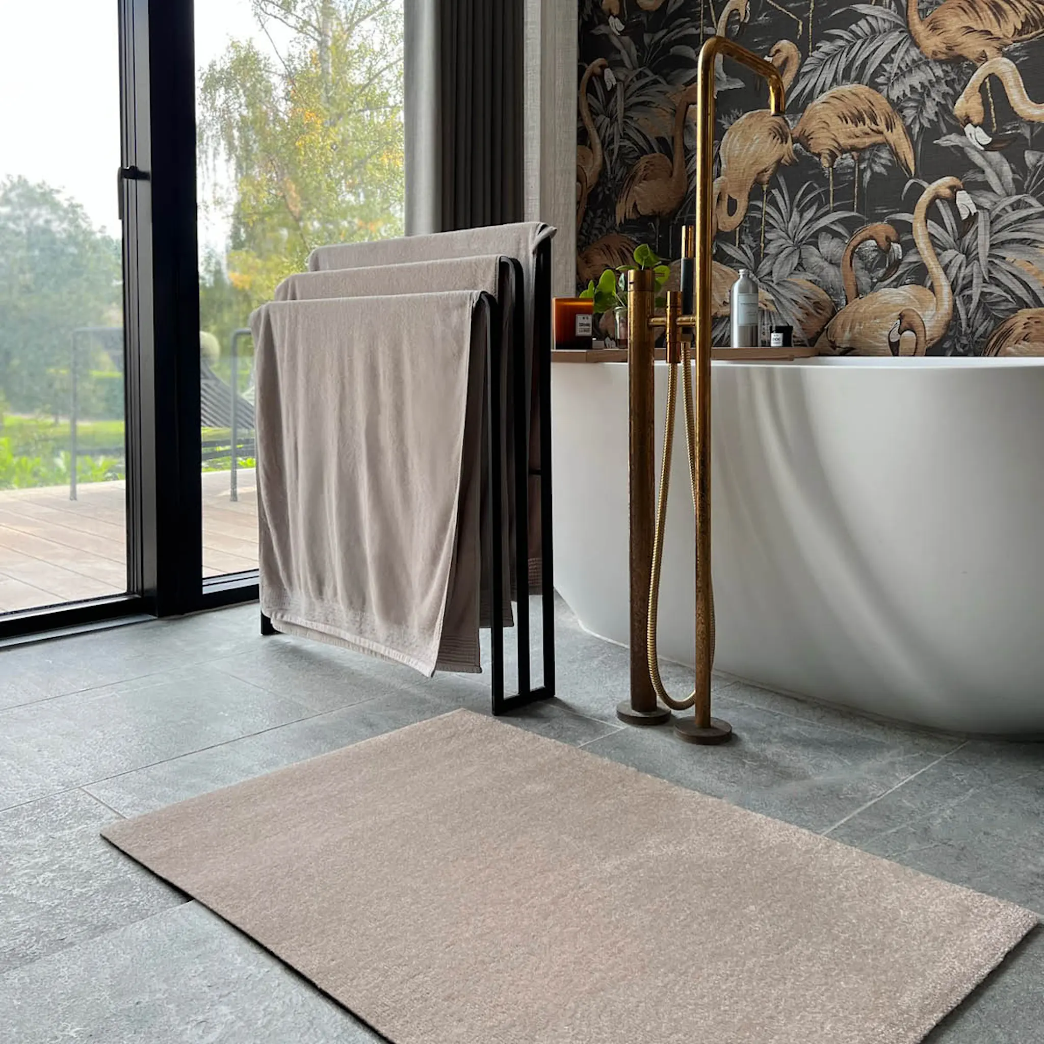 Tica Copenhagen Unicolor golvmatta 90x60 cm ivory