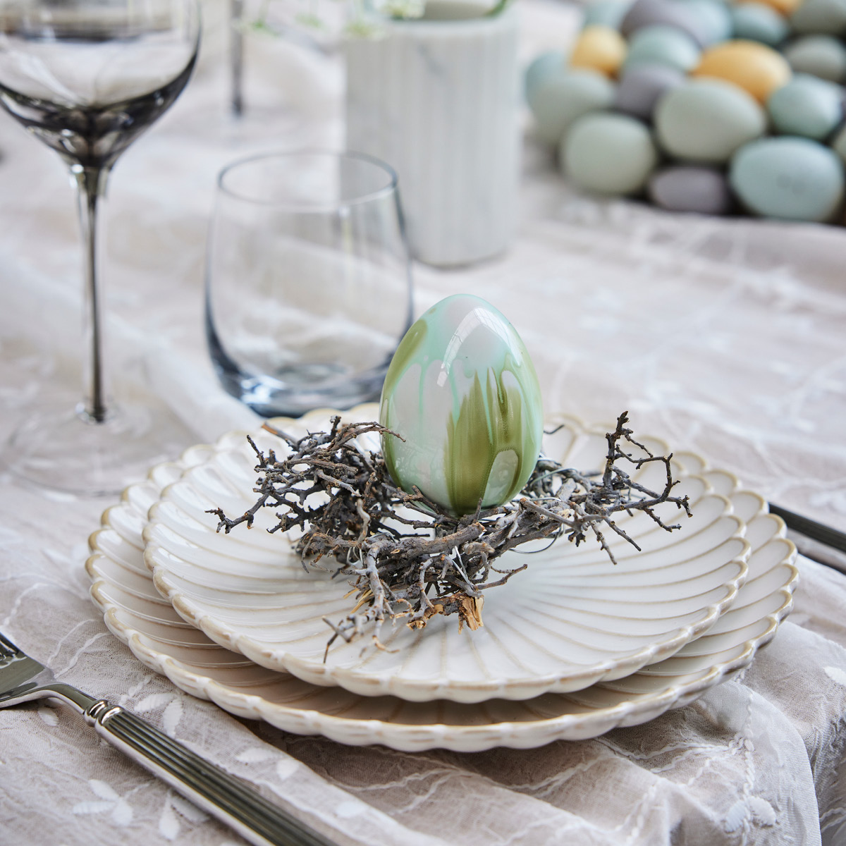 Lene Bjerre Camille Lautanen 20,5 cm Luunvalkoinen