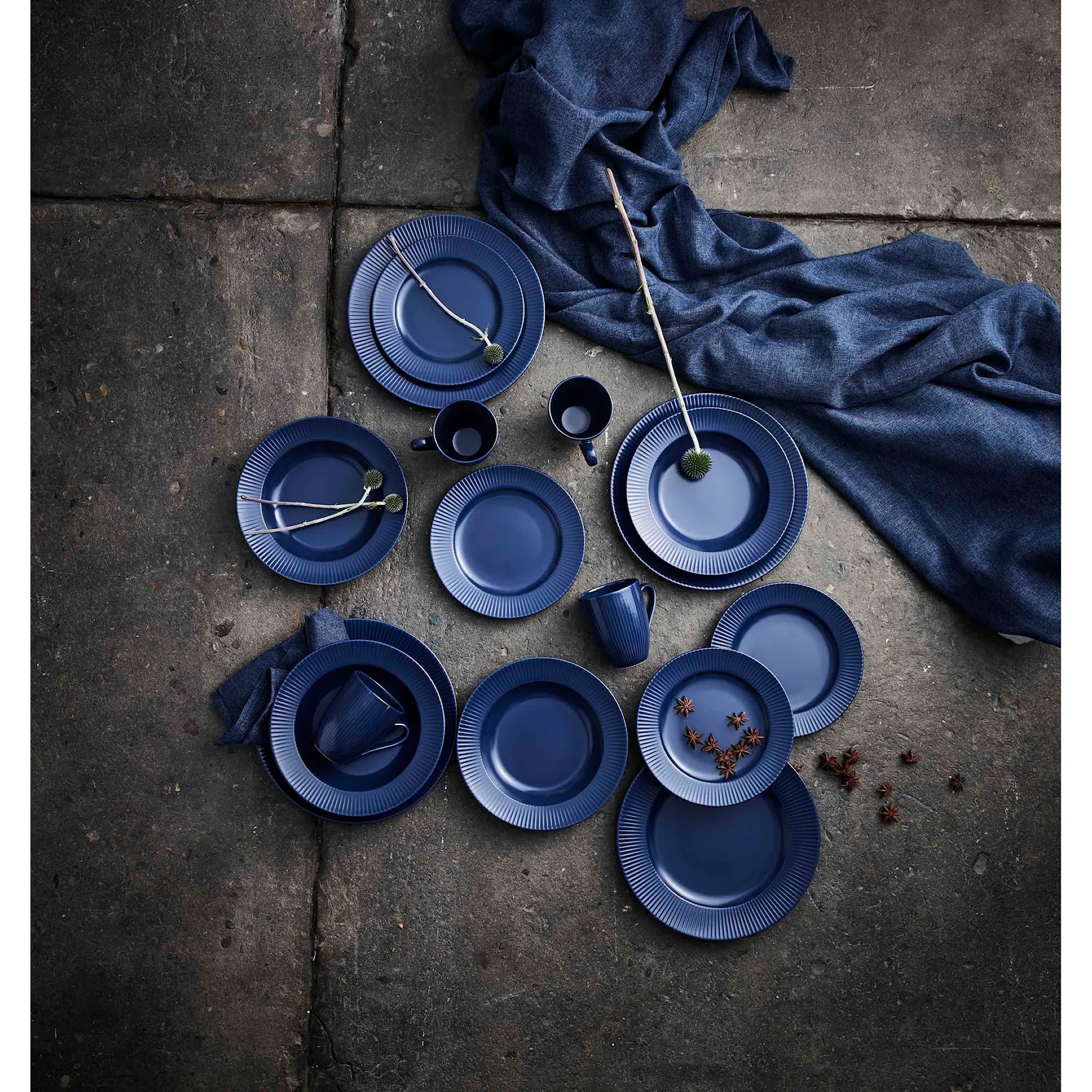 Aida Groovy Mugg 30 cl Blå