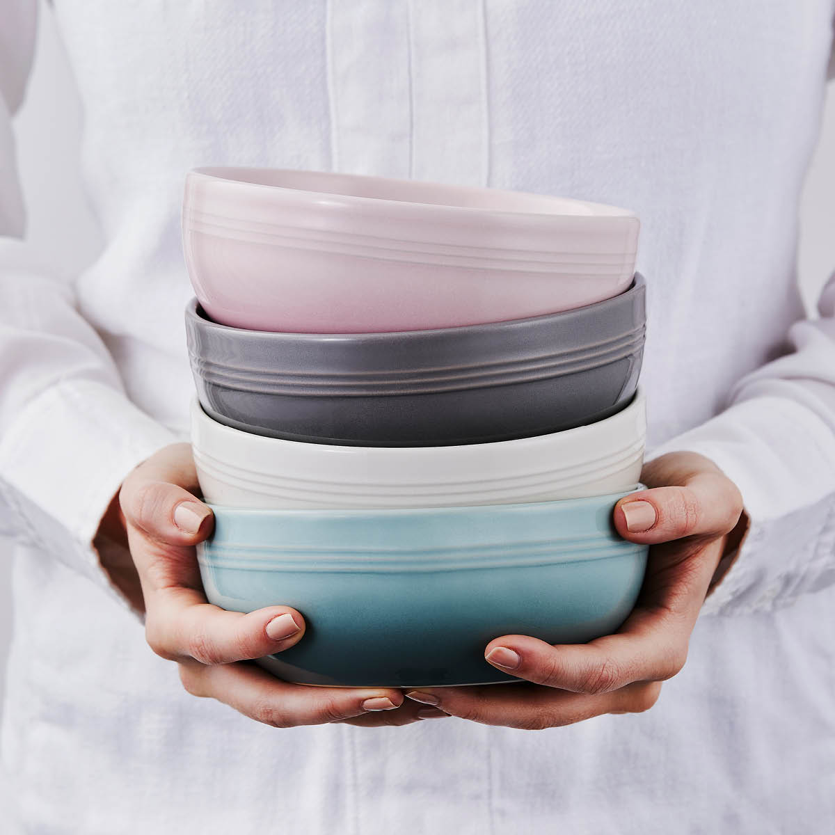 Le Creuset Coupe Collection Syvä lautanen 16 cm Seasalt