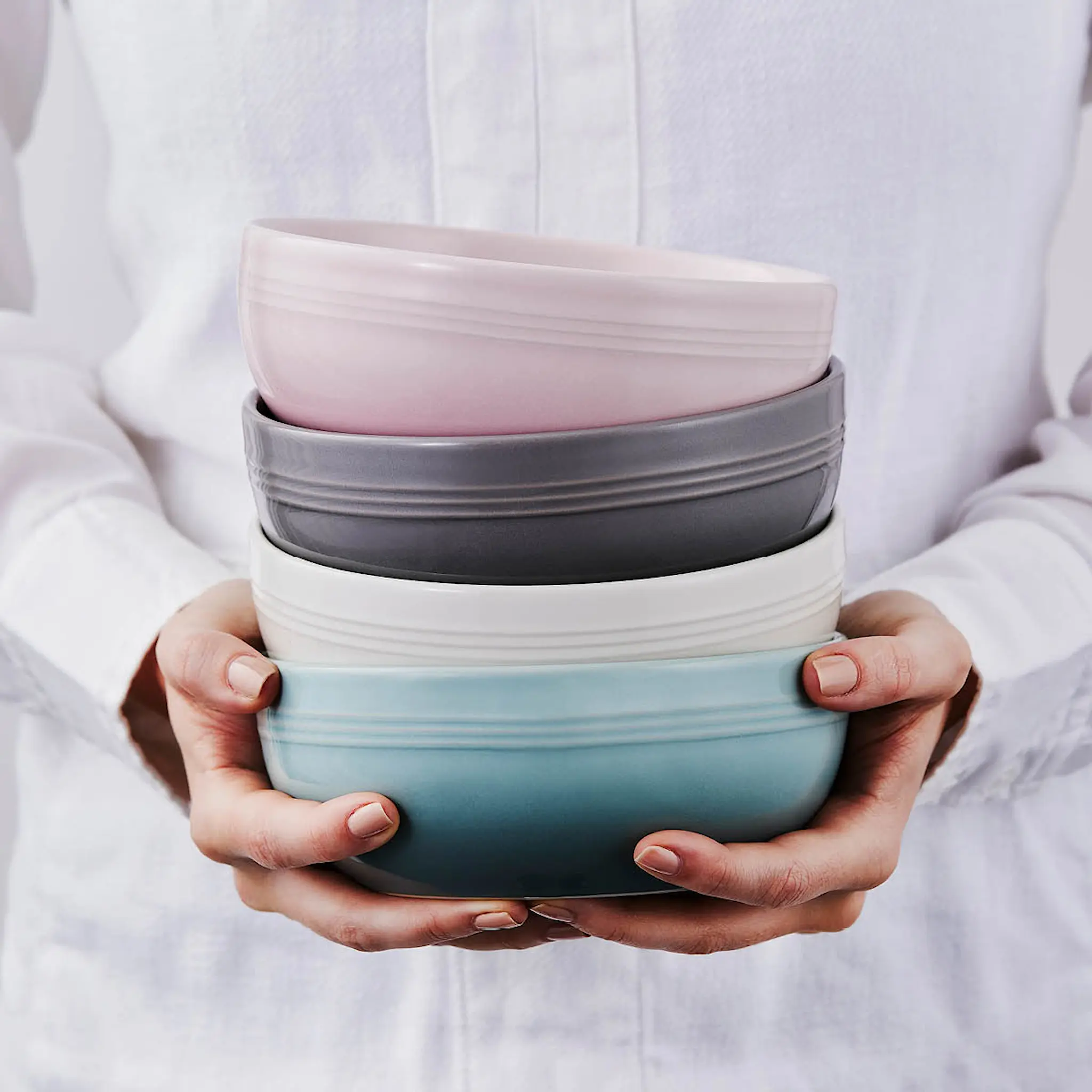 Le Creuset Coupe Collection Syvä lautanen 16 cm Seasalt