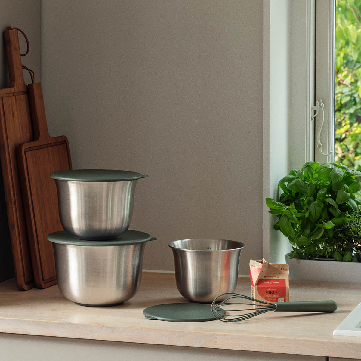 Eva Solo Green Tools Kansi 15,5 cm sekoituskulhoon 1,5 L