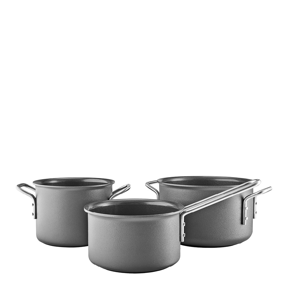 Eva Trio - Grey Line Kattilasarja 3 osaa 1,8 + 2,5 + 3,8 L