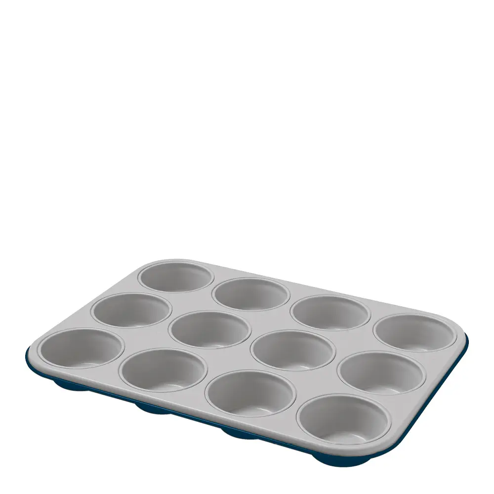Xbake Muffinssivuoka 35 cm 12 muffinsille Sininen