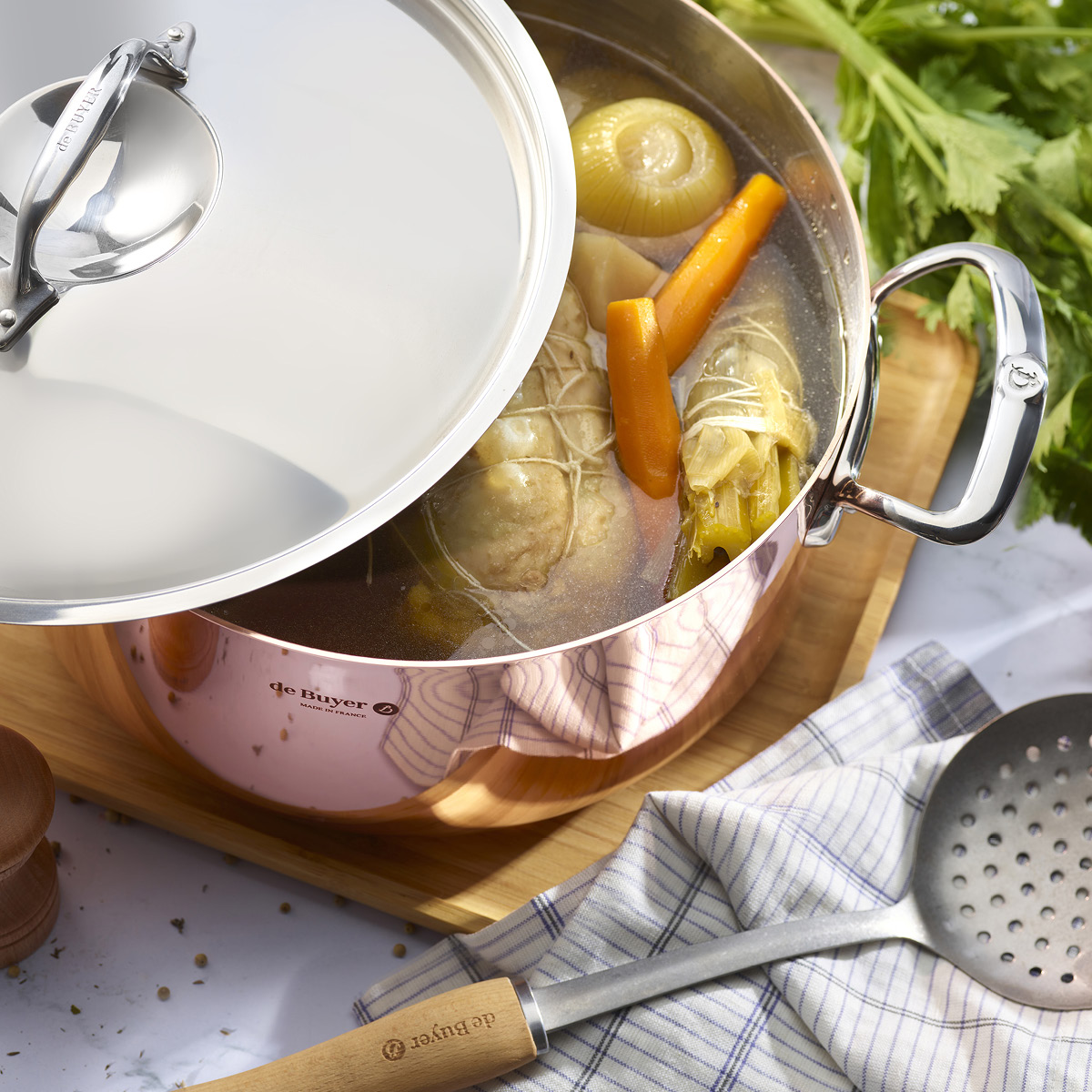 de Buyer Prima Matera Kattila 3 L 20 cm Kupari/Valurauta