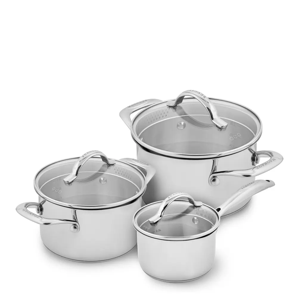 STS Kattilasarja 3 osaa Ruostumaton