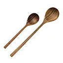 Teak sked set 2 delar