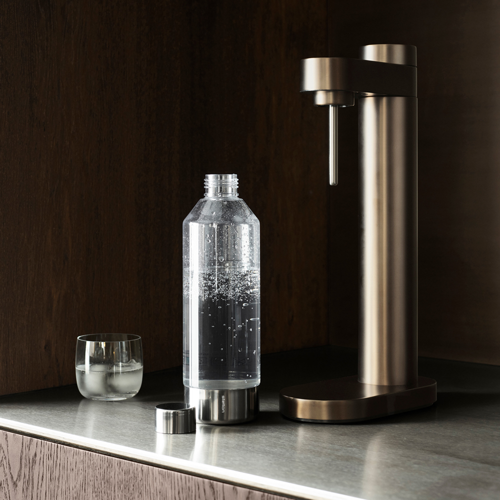 Stelton Brus kullsyremaskin dark brown metallic