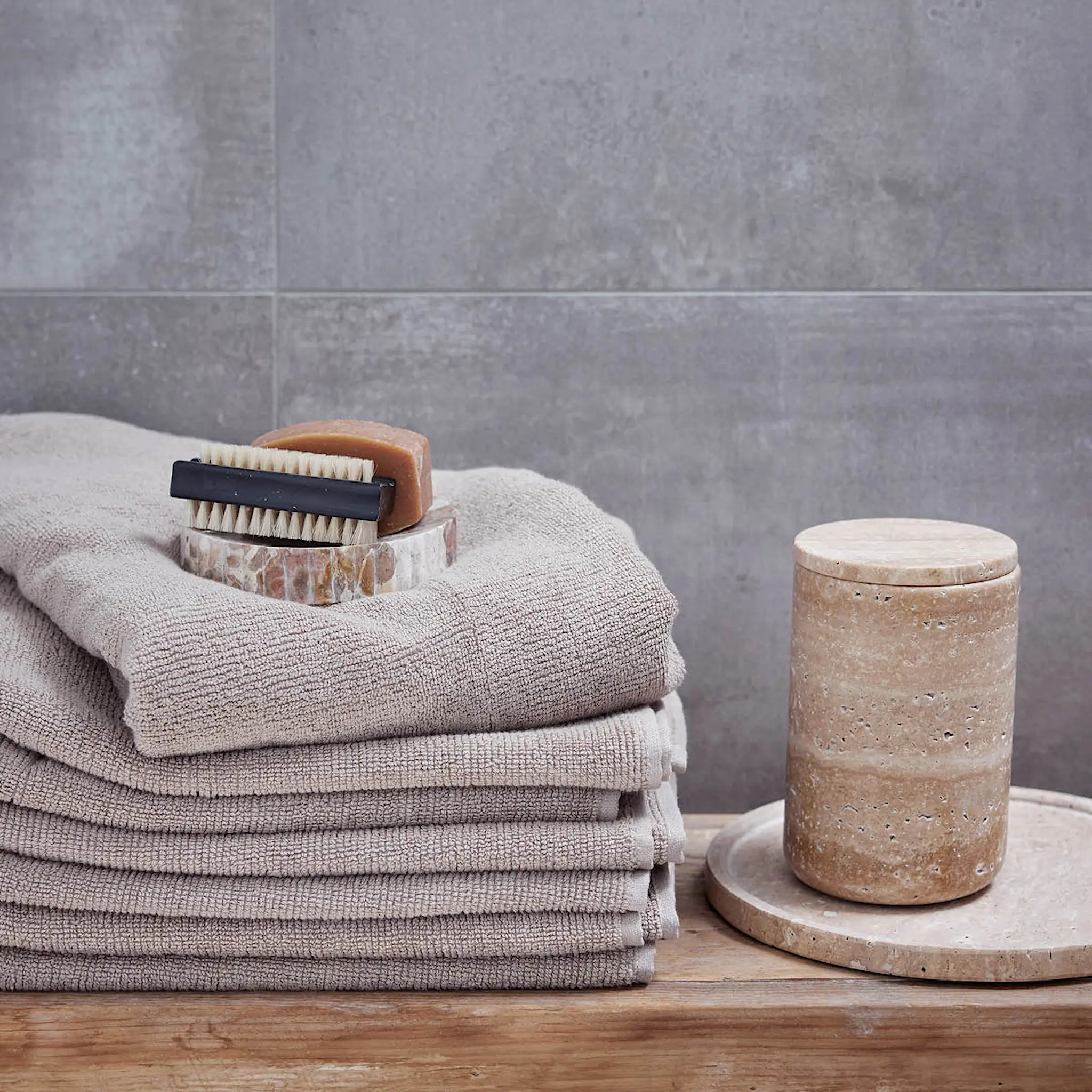 Lene Bjerre Molli gästhandduk 50x30 cm linen