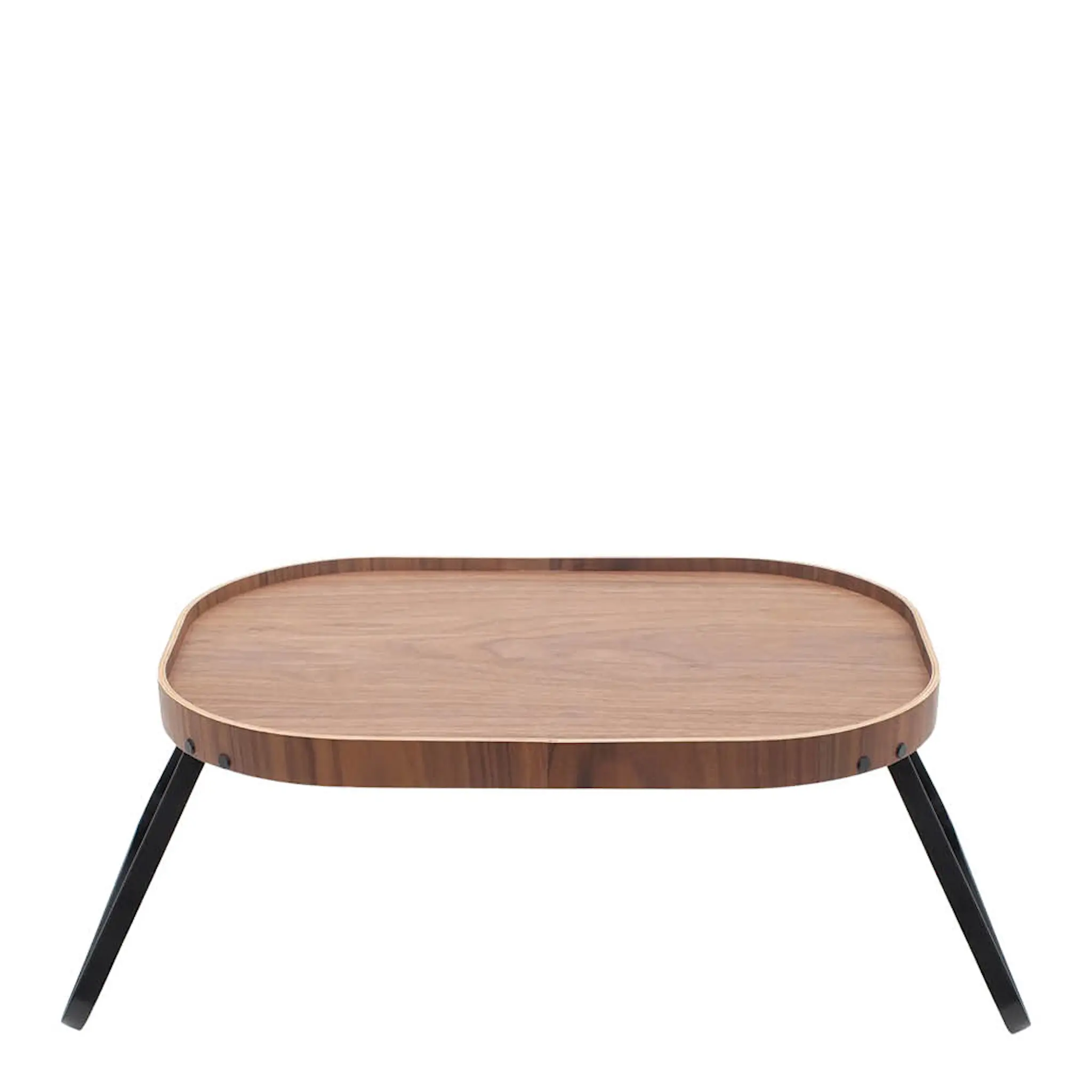Bosign CurveLine sengebrett anti-slip 45x35 cm valnøtt/svart