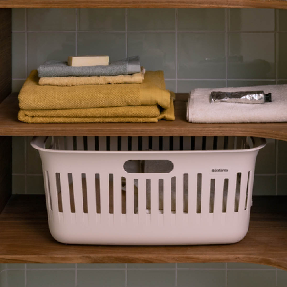 Brabantia Collect-It tvättkorg 40 L soft beige