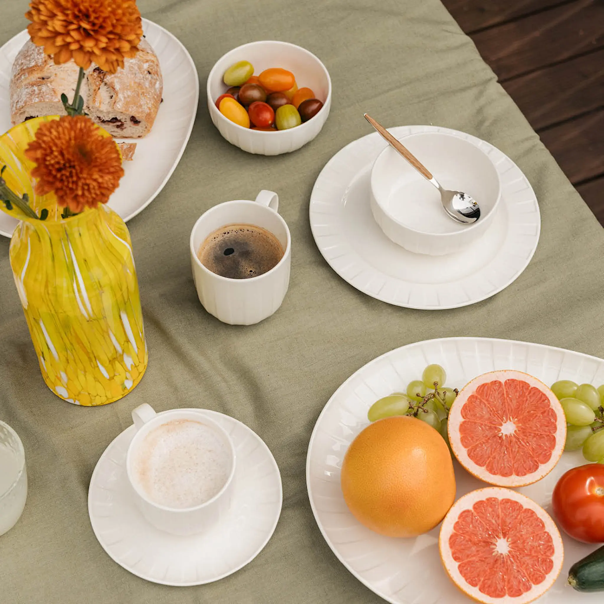 Stiernholm Senja mugg 35 cl vit