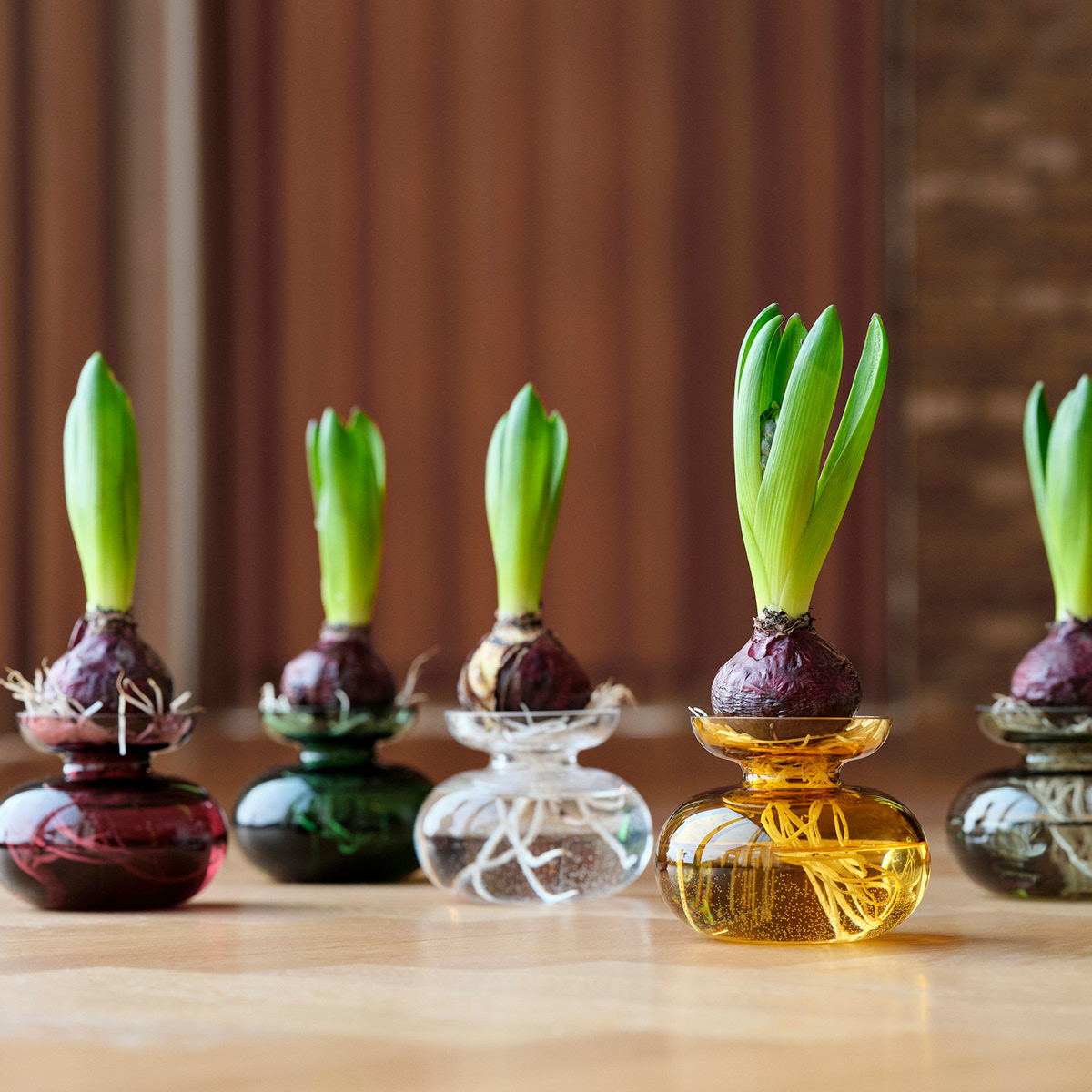 Zone Inu svibelvase 11x9 cm amber