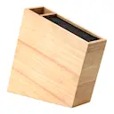 Lutande Knivlåda Bambu