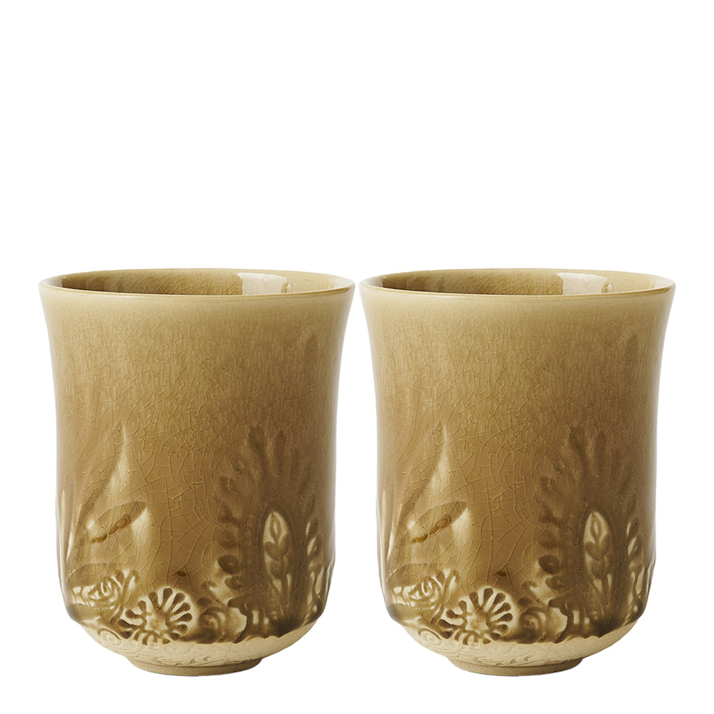 Sthål Arabesque krus uten hank 30 cl sand