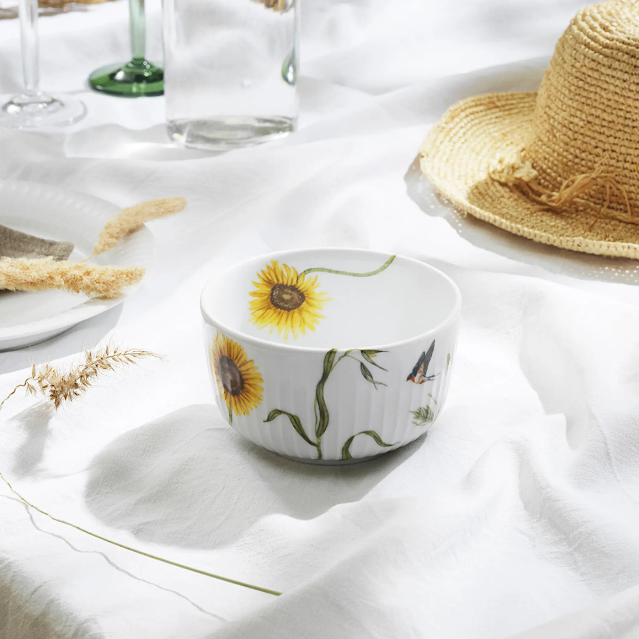 Kähler Hammershøi Summer Kulho 12 cm Sunflower