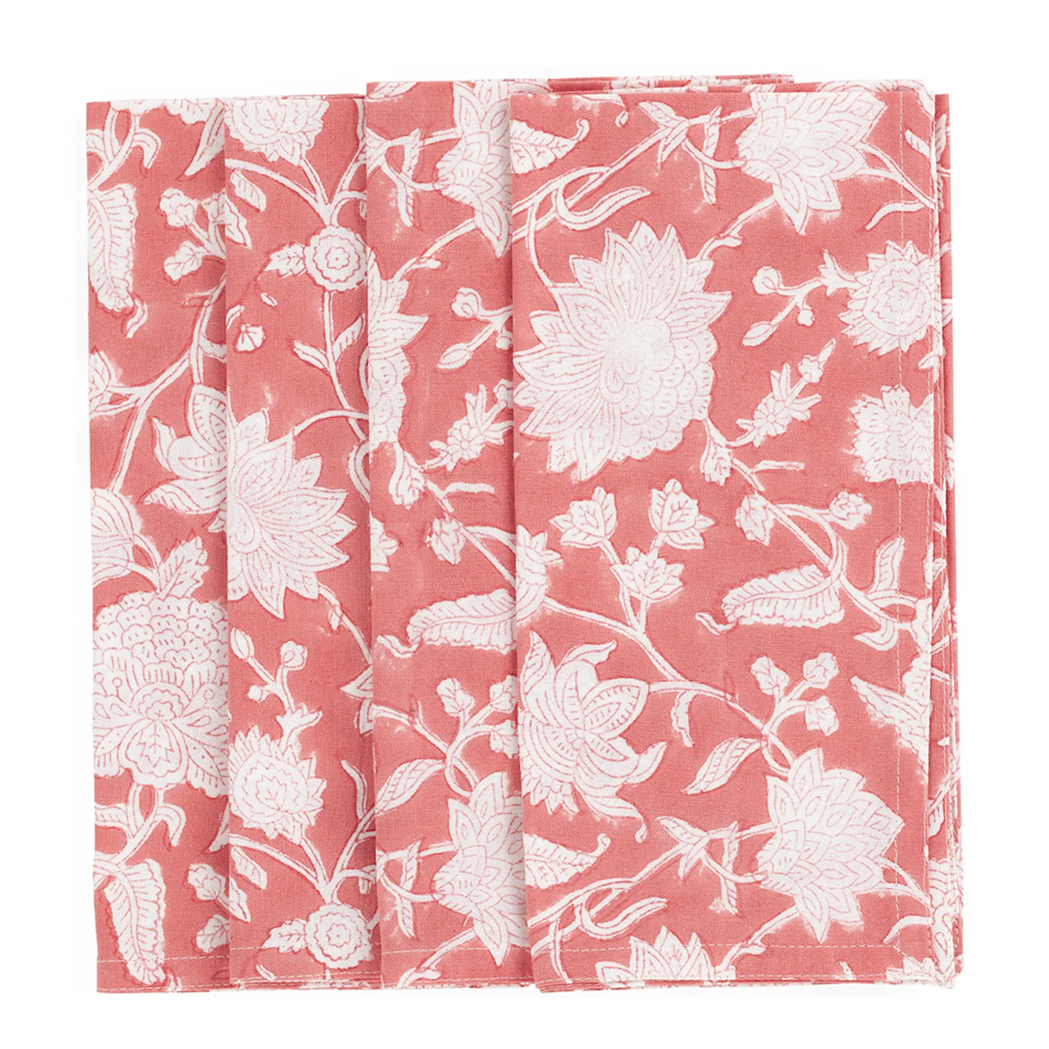 Chamois Indian Rose servetter 50x50 cm 4-pack lantana rose