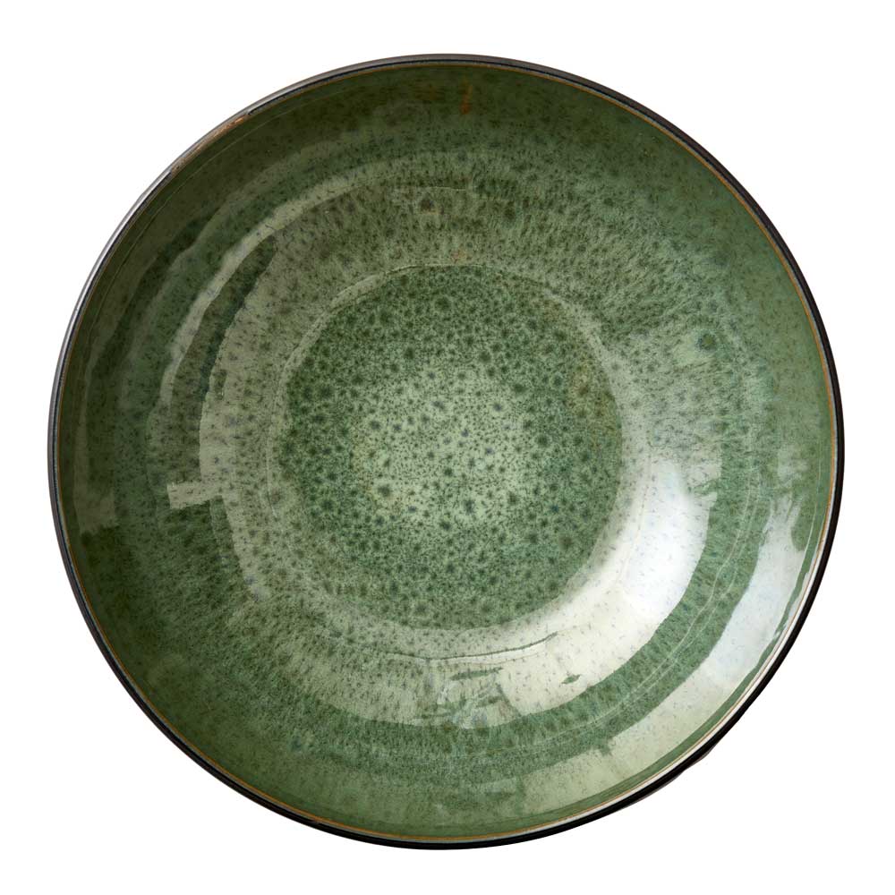 Bitz Salatskål 30 cm svart/grønn