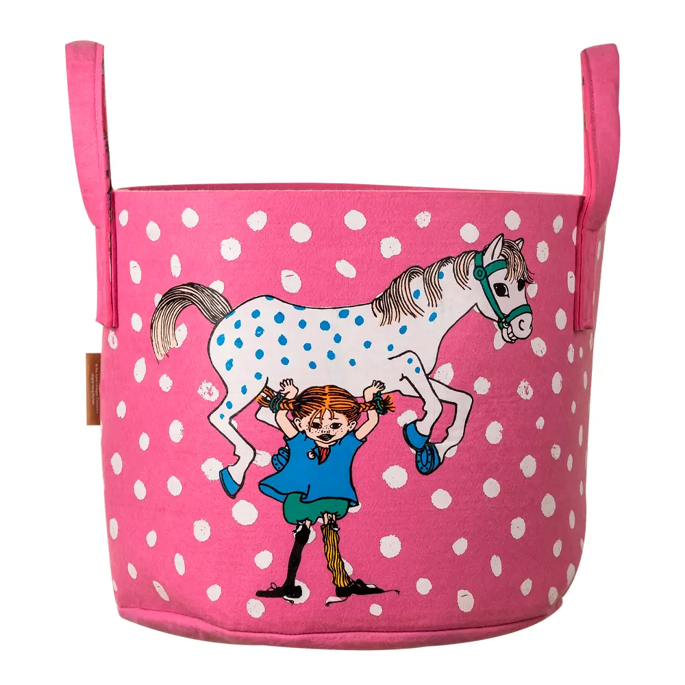 Peppi Säilytyskori 35x31 cm Peppi ja Pikku-Ukko