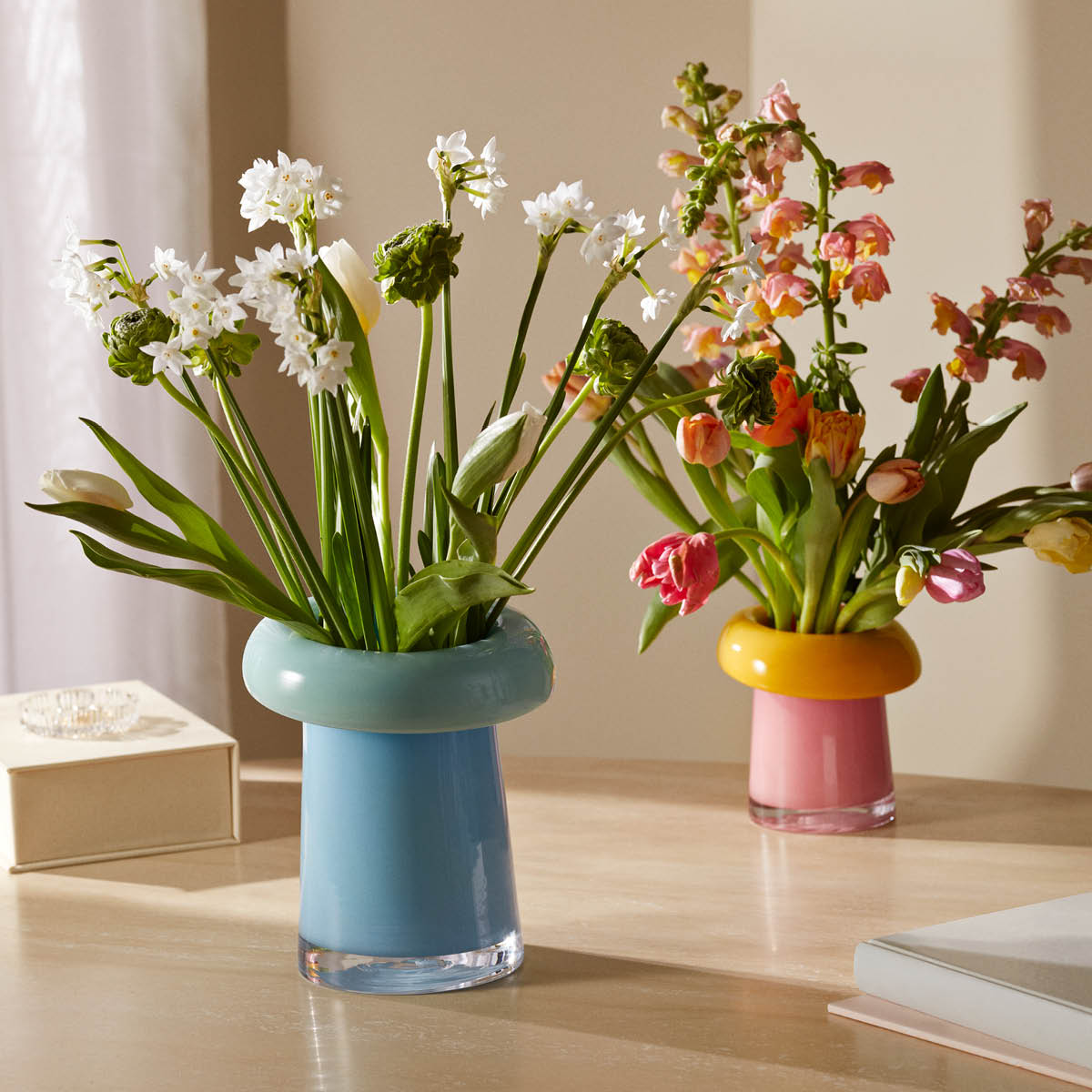 Holmegaard Soma vas 22,5 cm ljusblå/aqua