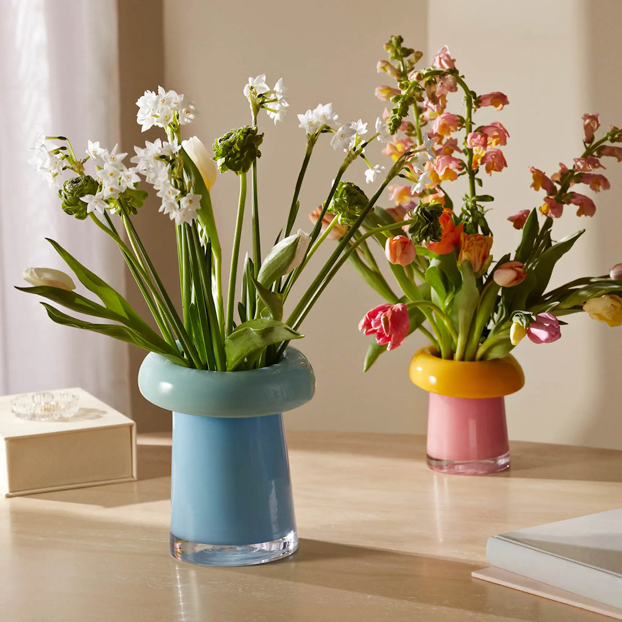 Holmegaard Soma vas 22,5 cm ljusblå/aqua