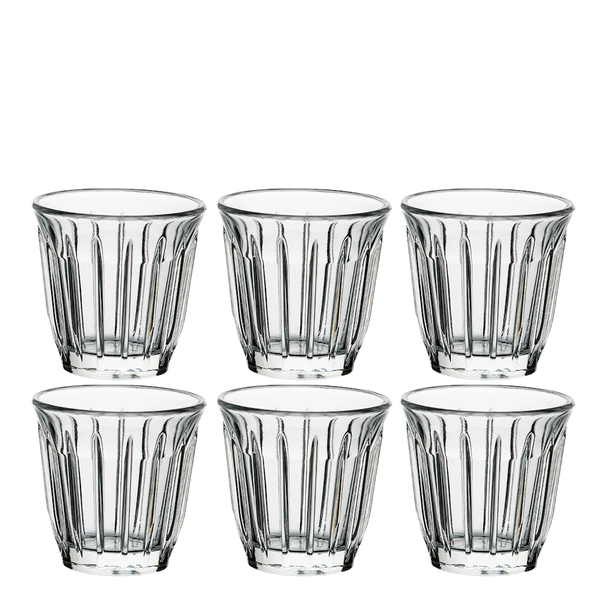 La Rochère Zinc Espressoglas 10 cl 6-pack