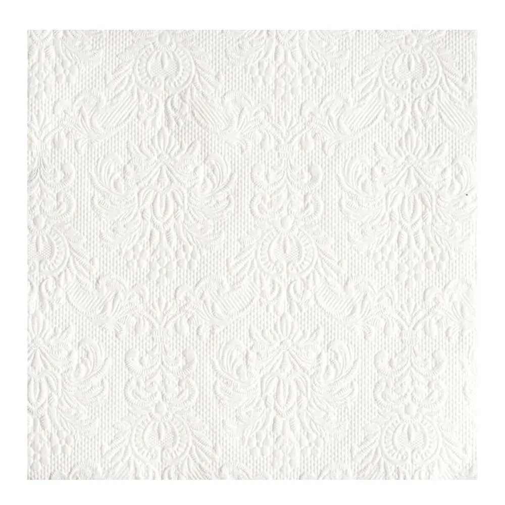 Elegance lautasliina 40x40 cm 15 kpl White