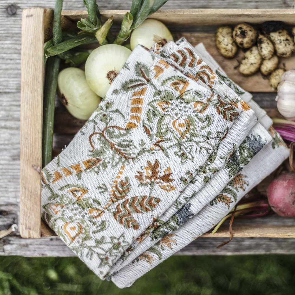 Chamois Paradis Kökshandduk 70x50 cm 2-pack Ochra