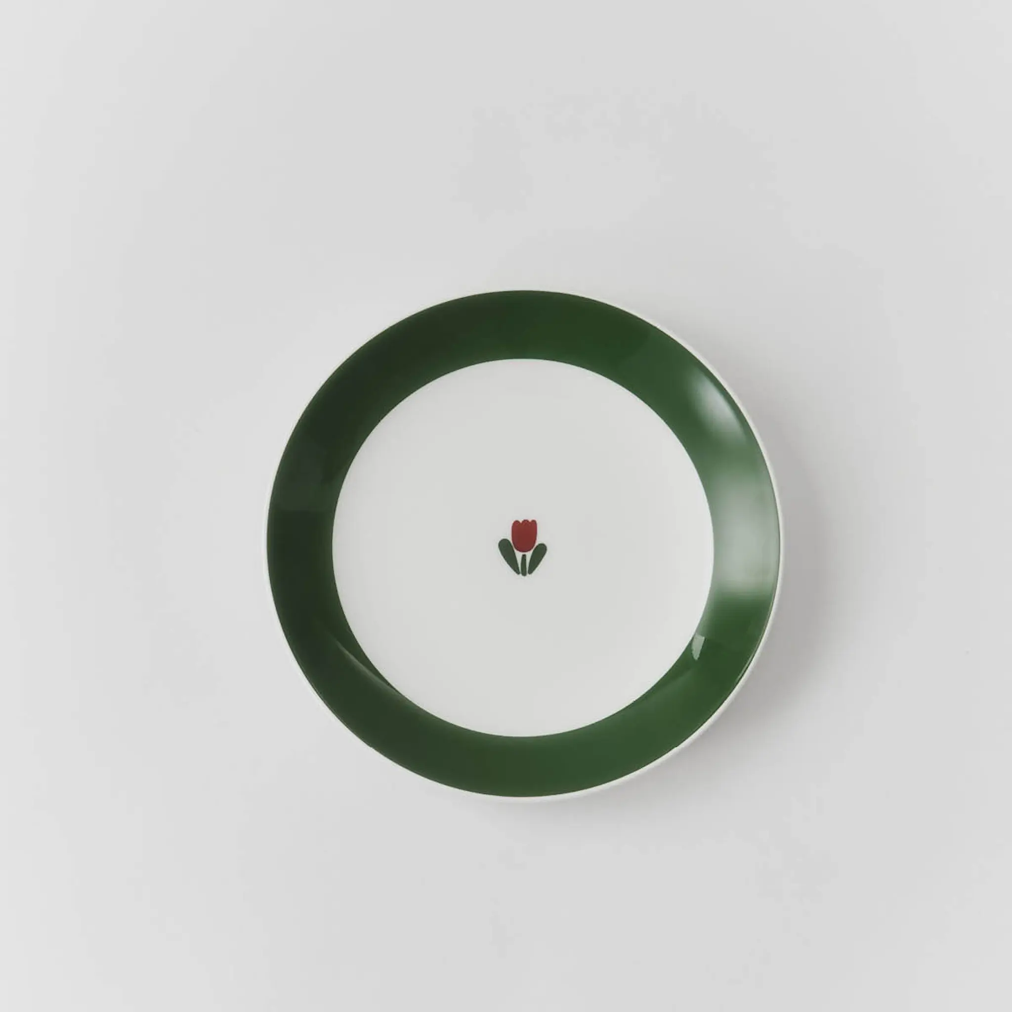 Gustafsberg Juliana Rød tallerken 18 cm uten brem