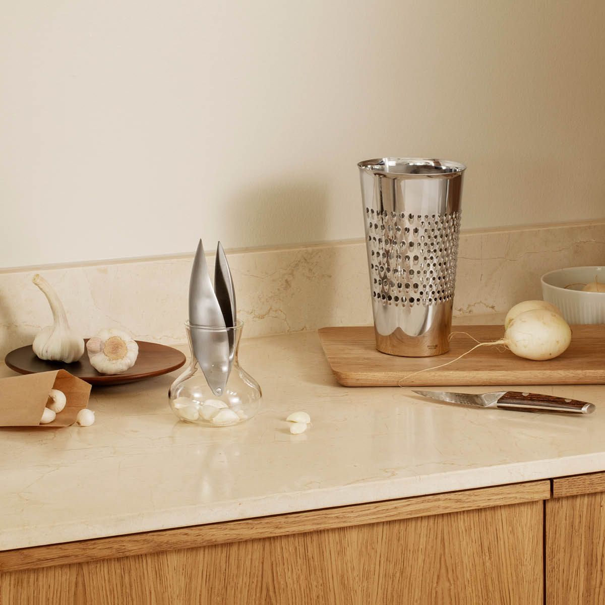 Eva Solo Vitlökspress M/Glasbehållare