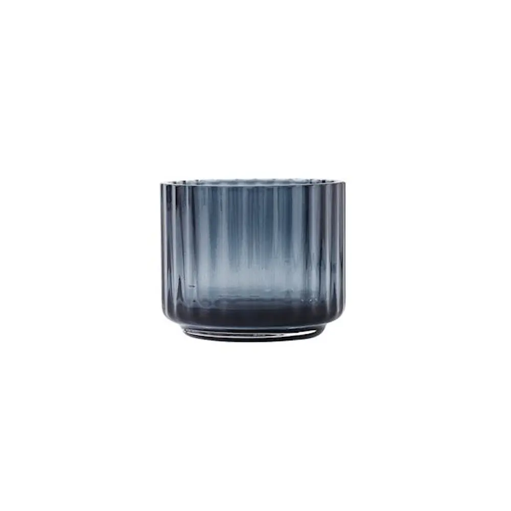 Lasinen Kynttilälyhty pieni Sininen